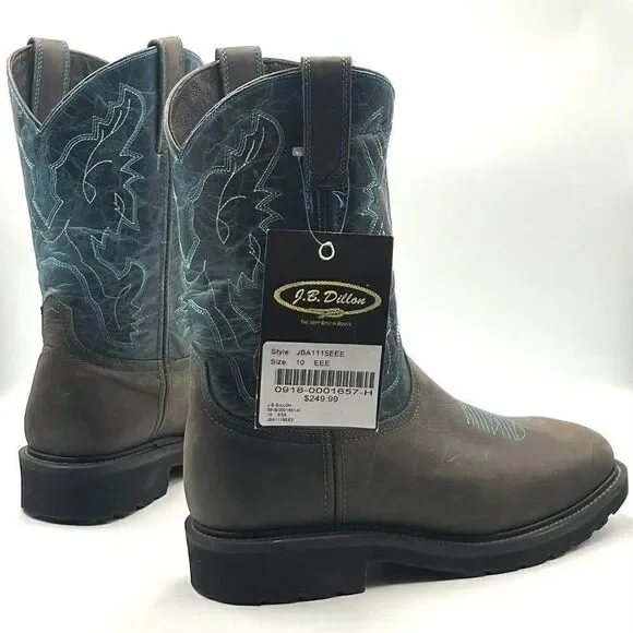 J.B Dillon Square Toe Boot